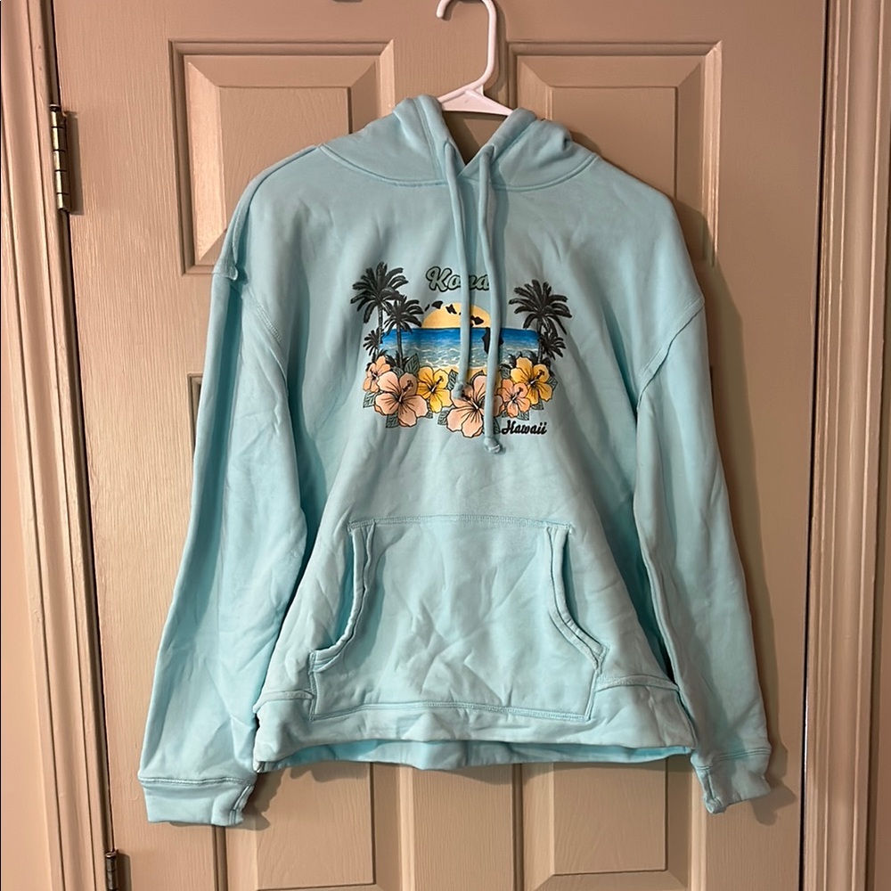 Blue Hawaii Graphic Hoodie